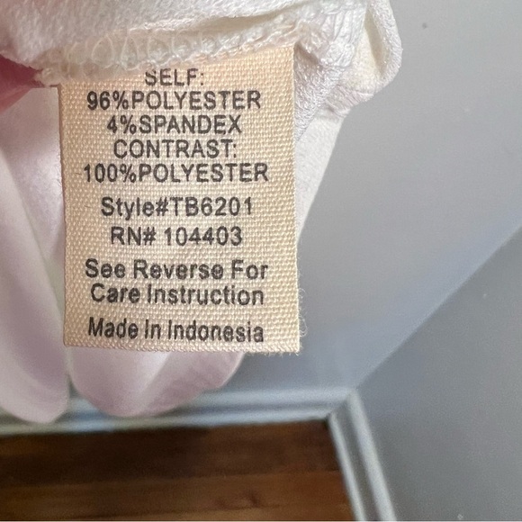 Sweet Wanderer Blouse White Black Mesh Half Zip S - Picture 9 of 9